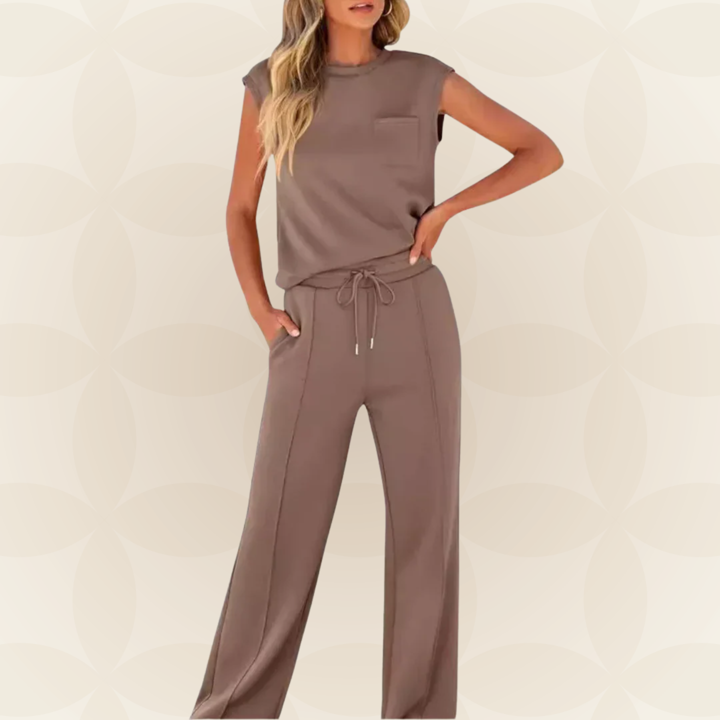 Anna | Comfortabele tweedelige loungeset