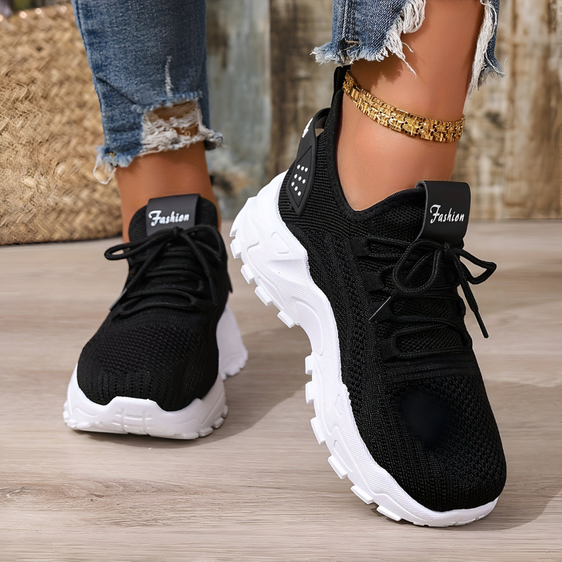 Orthopedische sneakers met brede teenruimte en voetboogondersteuning