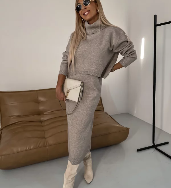 Kassidy | Tweedelige set met verfijnde pasvorm voor herfst en winter
