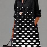 Celeste | Tijdloze midi-jurk met comfortabele pasvorm
