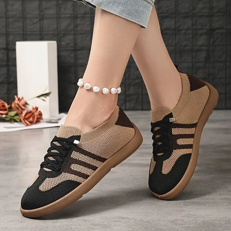 Orthopedische sneakers met brede teenruimte en voetboogondersteuning