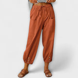 Harem broek met relaxte boho stijl en ultiem comfort
