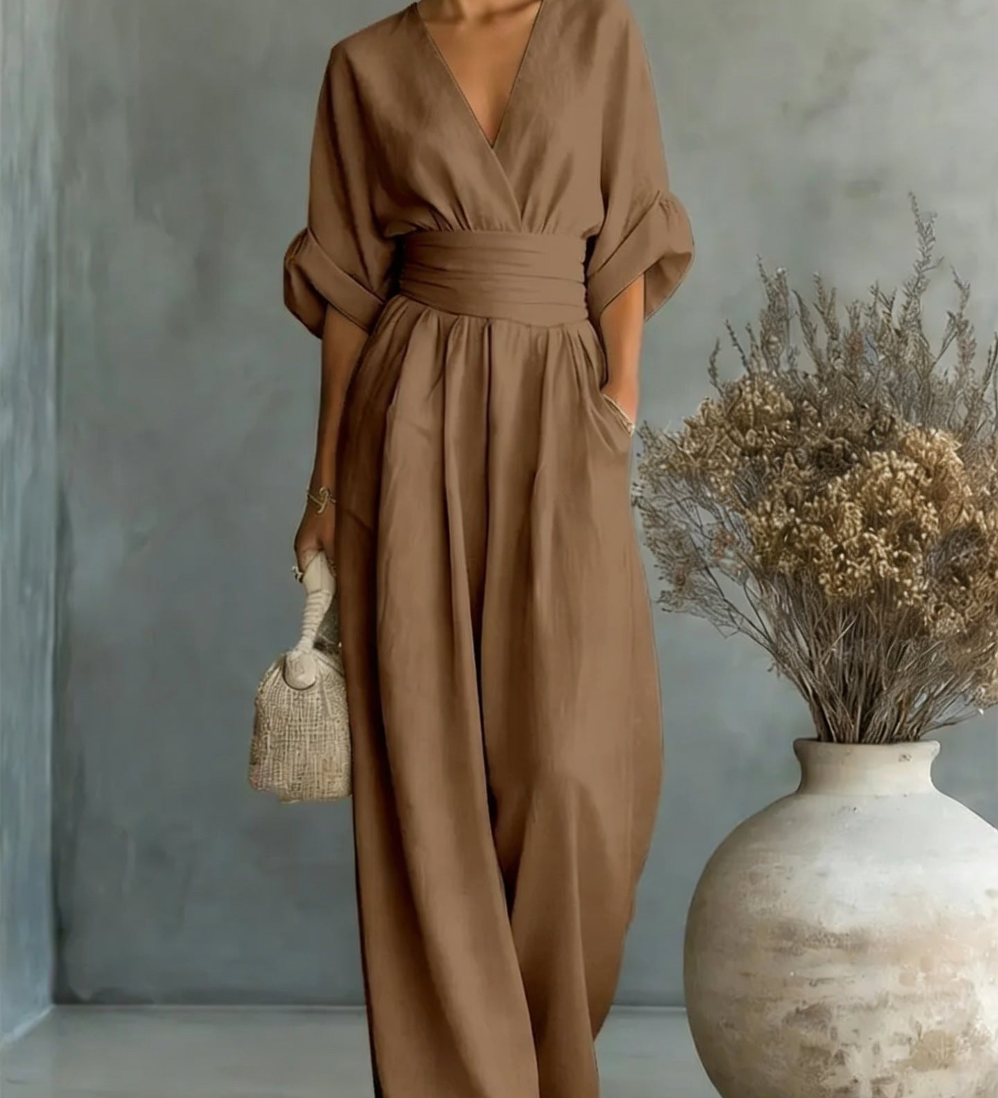 Valentina | Elegante Jumpsuit met Geaccentueerde Taille