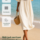 Amara™ | Elegante Buikcamouflerende Midi Jurk