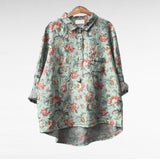 Zomerblouse met zachte stof en luchtige pasvorm