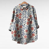 Zomerblouse met zachte stof en luchtige pasvorm