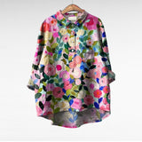 Zomerblouse met zachte stof en luchtige pasvorm
