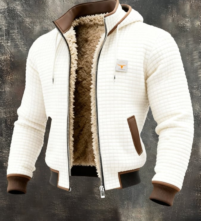 Adam | Fleece jas met warme voering en waterafstotende stof