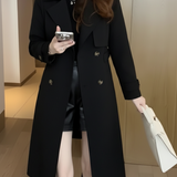 Trenchcoat met dubbele knoopsluiting en tailleceintuur