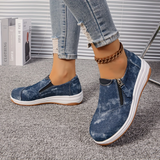 Orthopedische sneakers met brede teenruimte en voetboogondersteuning