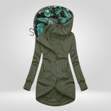 Winterjas met waterdichte stof en elegante pasvorm