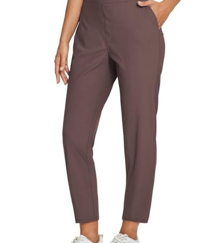 Enkellange broek met comfortabele pasvorm en nette uitstraling