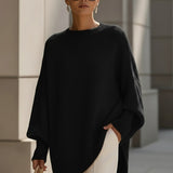 Oversized trui met zachte stof en elegante pasvorm
