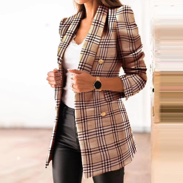 Selin | Jasje met klassieke print en tijdloze elegantie