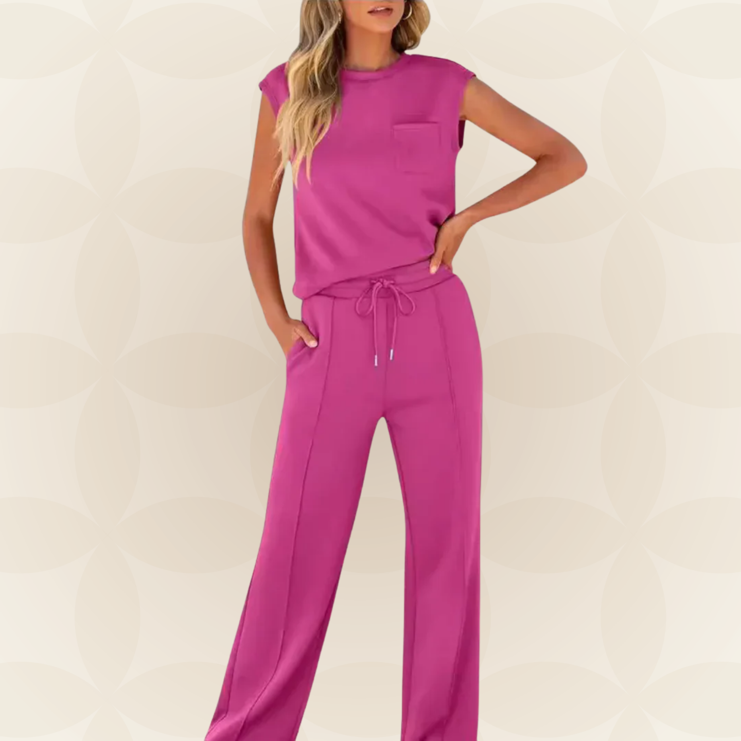 Anna | Comfortabele tweedelige loungeset