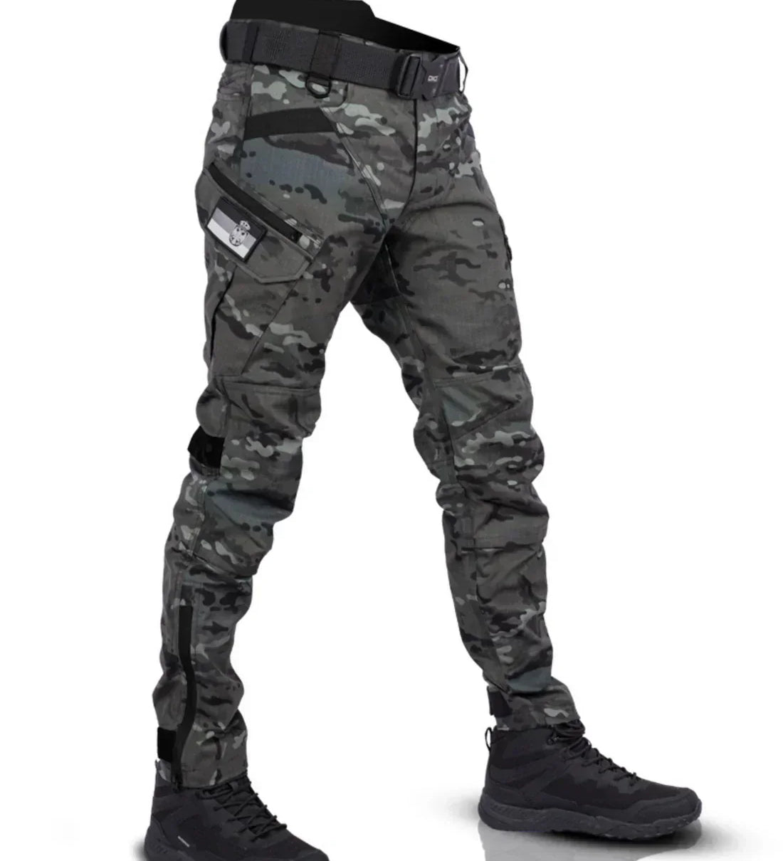 Tactische broek met praktische zakken en duurzame stof