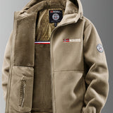 Winterjas met thermo fleece voering en windbestendige bescherming