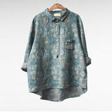 Zomerblouse met zachte stof en luchtige pasvorm