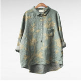 Zomerblouse met zachte stof en luchtige pasvorm