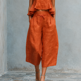 Freya Conjunto de Dos Piezas para Mujer con Bajo Fruncido