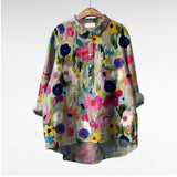Zomerblouse met zachte stof en luchtige pasvorm