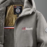 Winterjas met thermo fleece voering en windbestendige bescherming