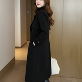 Trenchcoat met dubbele knoopsluiting en tailleceintuur