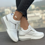 Orthopedische sneakers met brede teenruimte en voetboogondersteuning