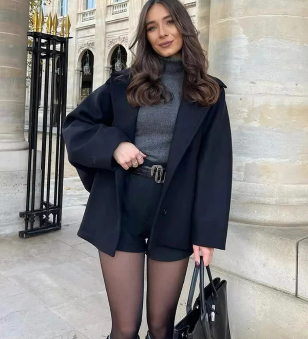 Megan | Oversized wollen jas met klassieke pasvorm en warme uitstraling