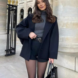 Megan | Oversized wollen jas met klassieke pasvorm en warme uitstraling
