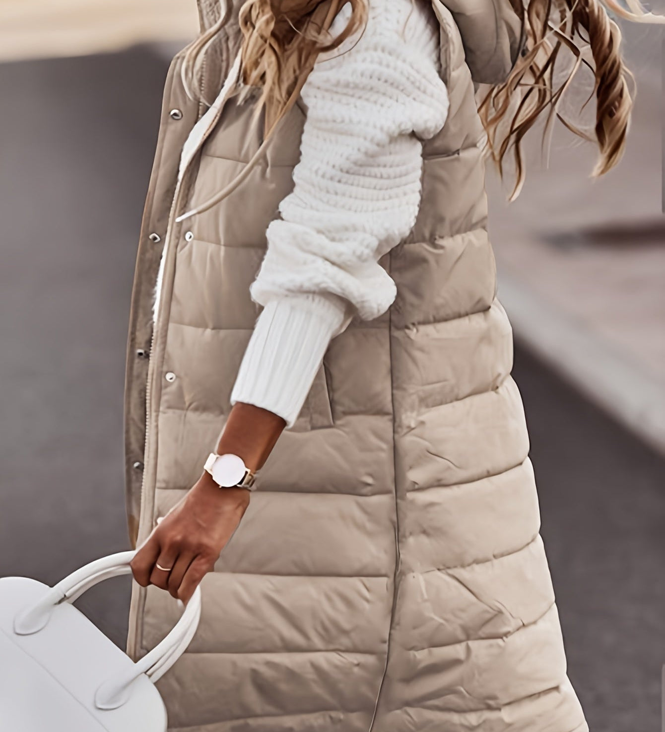 Romy | Lange Herfstjas met Moderne Pasvorm en Extra Warmte