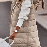 Romy | Lange Herfstjas met Moderne Pasvorm en Extra Warmte