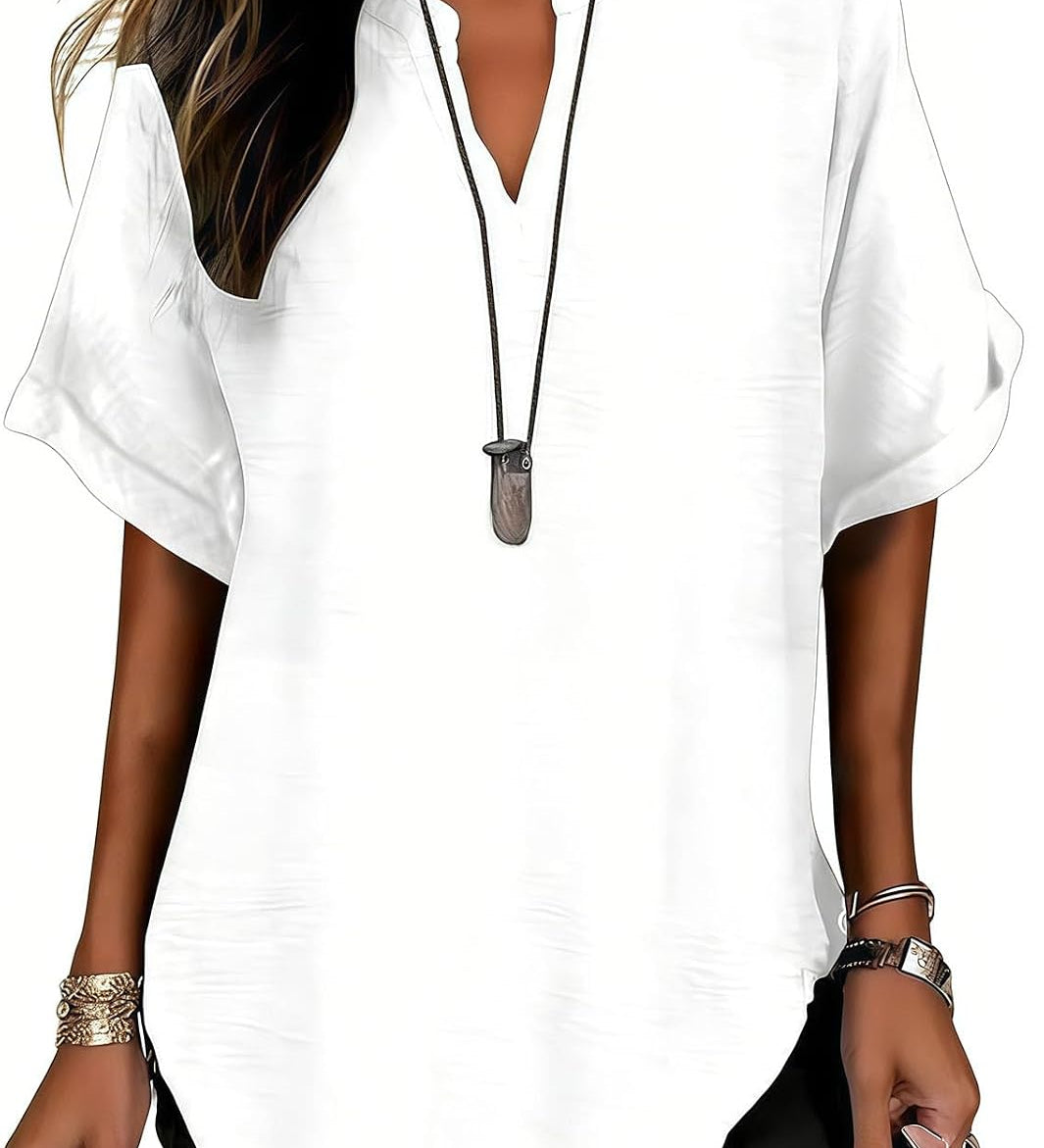 Nova | Elegante V-hals blouse voor elke dag - 1+1 GRATIS