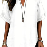 Nova | Elegante V-hals blouse voor elke dag