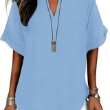 Nova | Elegante V-hals blouse voor elke dag