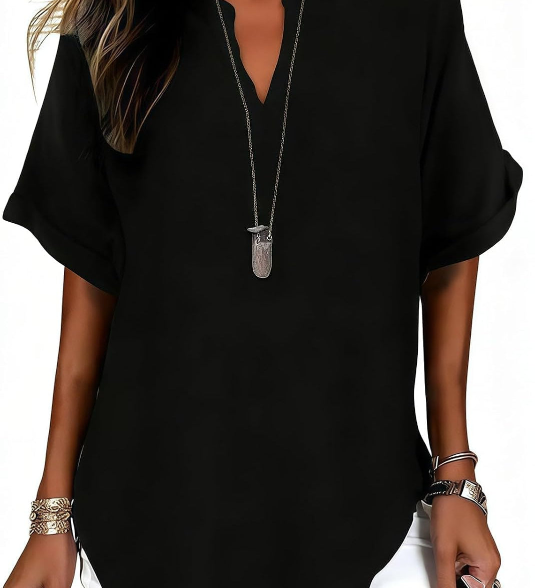 Nova | Elegante V-hals blouse voor elke dag - 1+1 GRATIS
