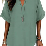 Nova | Elegante V-hals blouse voor elke dag