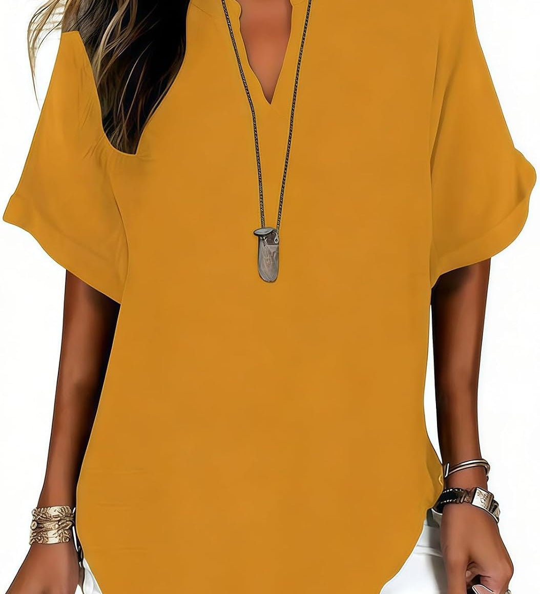 Nova | Elegante V-hals blouse voor elke dag - 1+1 GRATIS