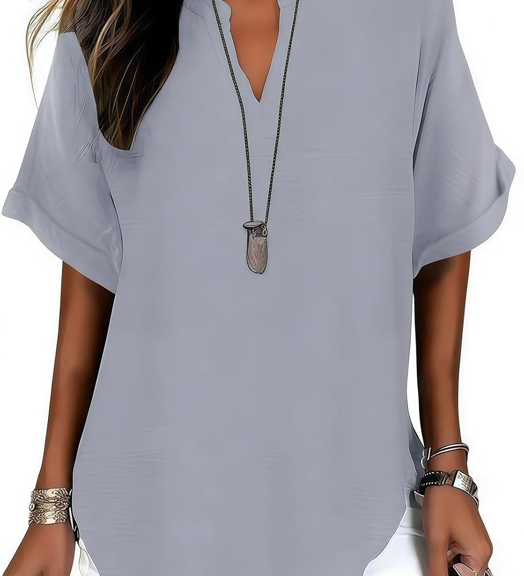 Nova | Elegante V-hals blouse voor elke dag - 1+1 GRATIS