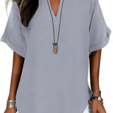 Nova | Elegante V-hals blouse voor elke dag