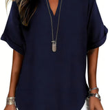 Nova | Elegante V-hals blouse voor elke dag