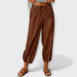 Harem broek met relaxte boho stijl en ultiem comfort