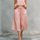 Freya Conjunto de Dos Piezas para Mujer con Bajo Fruncido