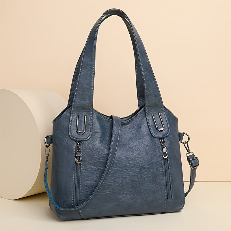 Tote Bag met ruim interieur en elegante uitstraling