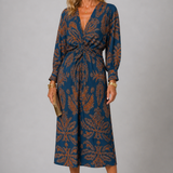 Midnight Bloom Jurk