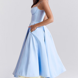 Selina | Feestjurk met zachte silhouet en taillecorrectie