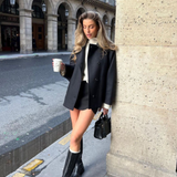 Megan | Oversized wollen jas met klassieke pasvorm en warme uitstraling