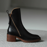 Laarzen met hak voor comfort en tijdloze elegantie
