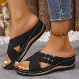 Orthopedische Wedge Sandalen met ergonomische steun en lichte hak