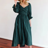 Chelsea | Zomerjurk met lantaarnmouwen en tijdloze elegantie